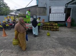 Jelang Ramadan, Kelurahan GSB Gelar Operasi Pasar Murah LPG 3 Kg